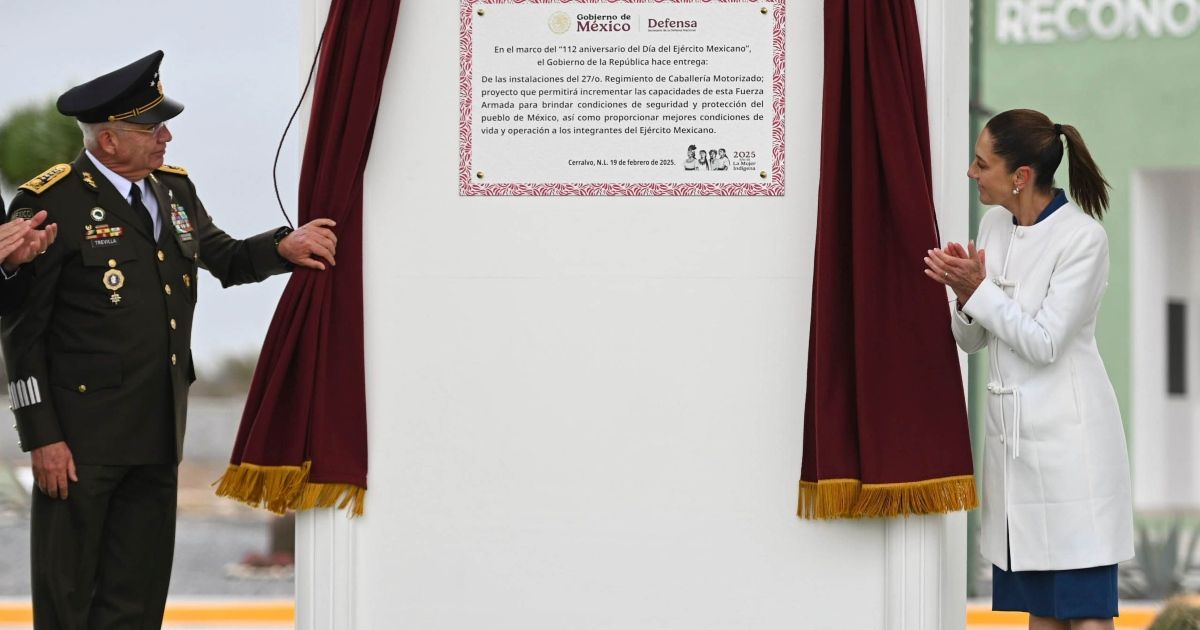 Labor del Ejército es parte de la 'esencia de la soberanía' del país: Sheinbaum