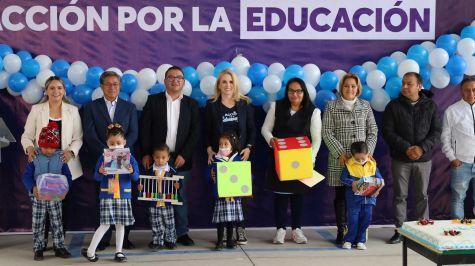 Supervisan obras en escuelas de Huixquilucan