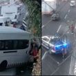 Camión de pasajeros embiste dos combis en la México-Pachuca; 12 lesionados