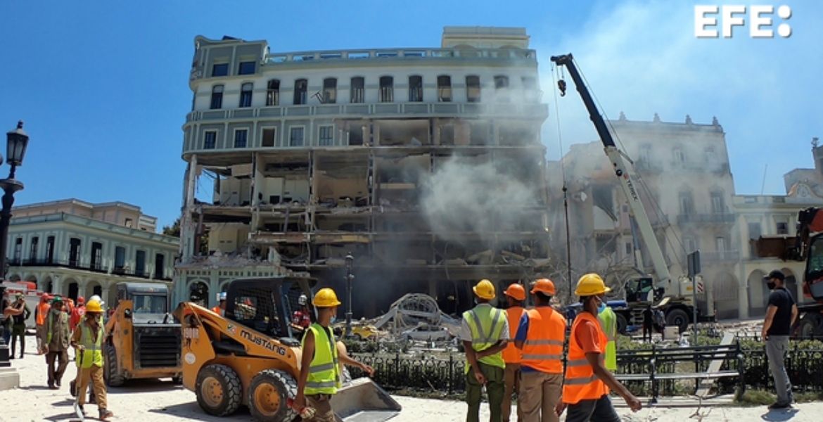 Nueve muertos, 13 desaparecidos y 40 heridos por explosión en La Habana