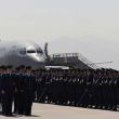 Féretro de Sebastián Piñera recibido con honores en aeropuerto de Santiago Féretro de Sebastián Piñera recibido con honores en aeropuerto de Santiago