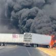 narcobloqueos quema autos CJNG Guanajuato Michoacan Jalisco