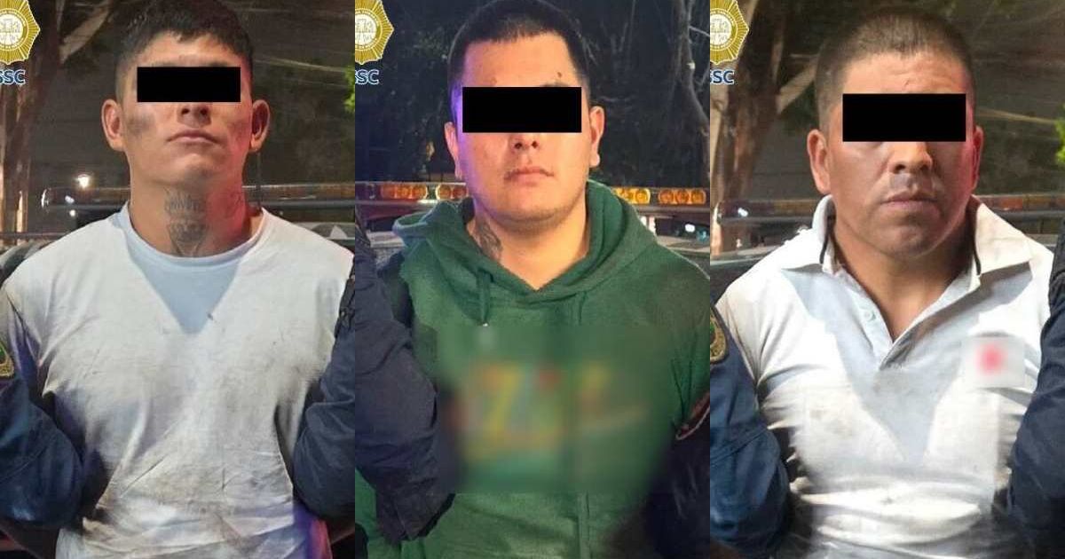 Detienen a tres hombres por robo a negocio en la colonia Anzures ...