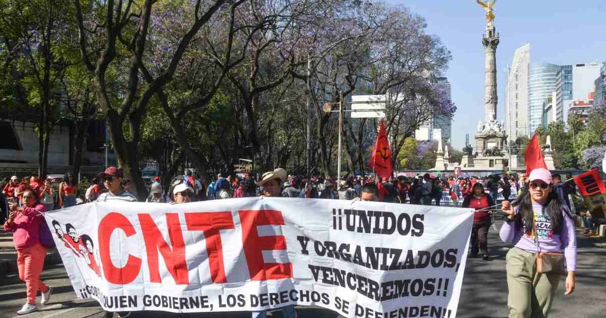 Megamarcha de la CNTE en CDMX: hora, ruta y alternativas viales