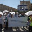 Jerusalen, marcha por la paz en Gaza