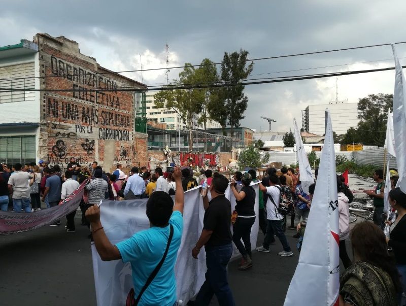 Realizan marcha en memoria de las víctimas del 19-S