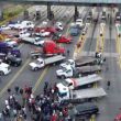 Caos por bloqueo de transportistas en la México-Querétaro y la México-Pachuca