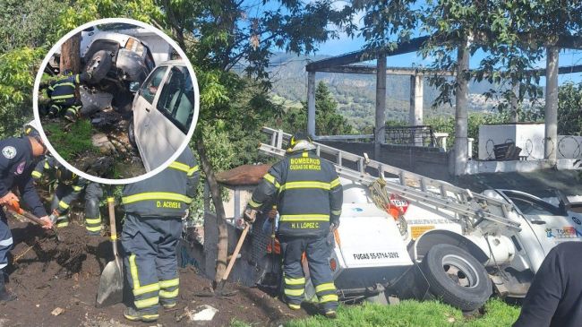 pipa de gas vuelca tlalpan