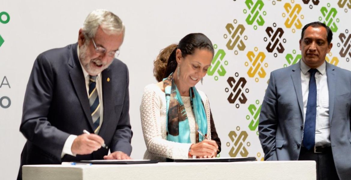 CDMX y UNAM firman convenio de colaboración en materia educativa