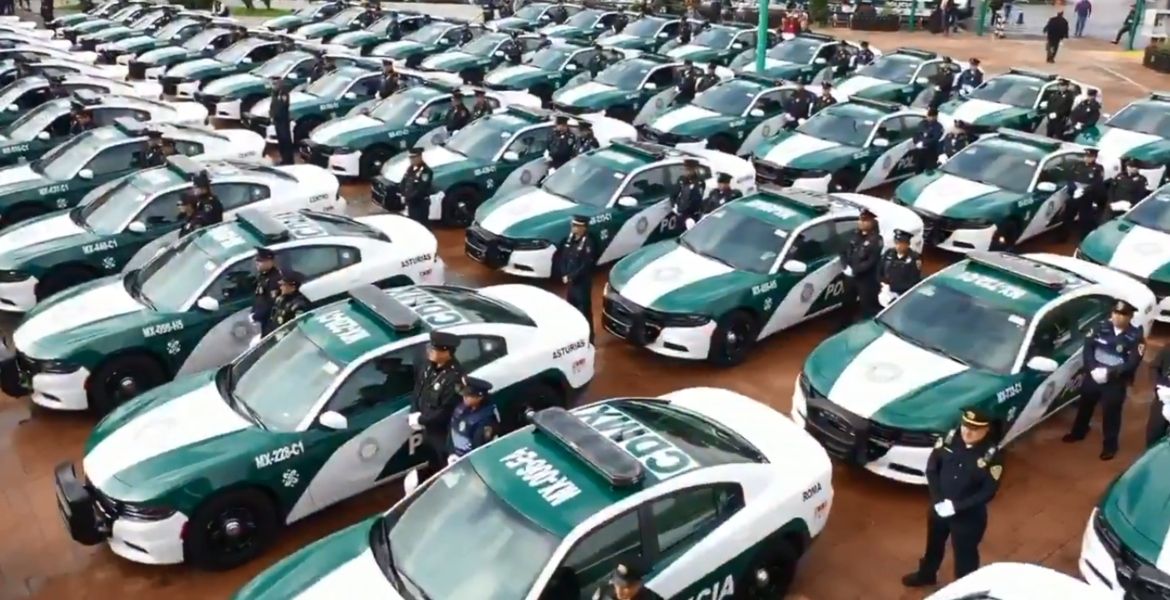Sheinbaum da banderazo de salida a 160 nuevas patrullas en Cuauhtémoc