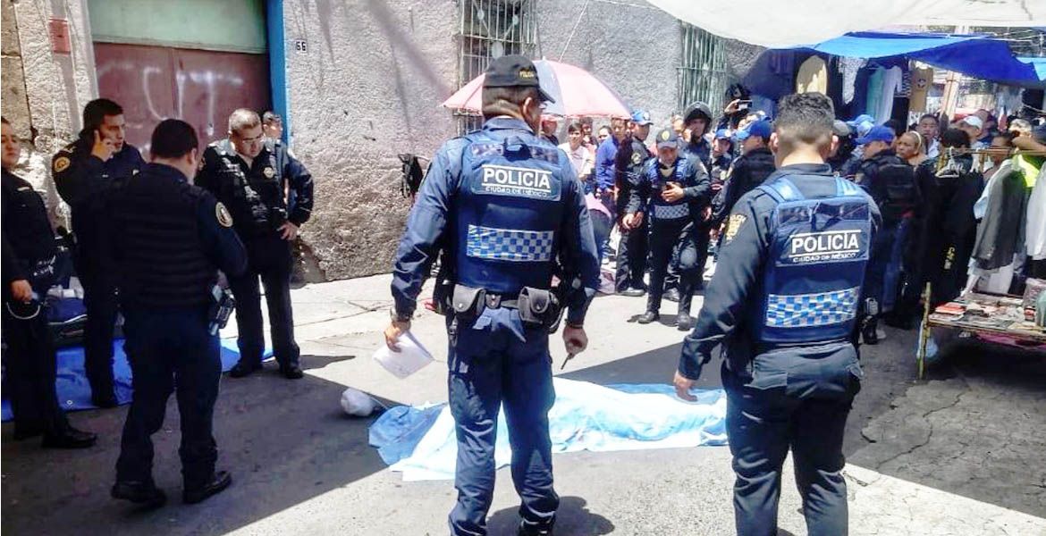 Balacera en Tepito deja dos muertos y tres heridos