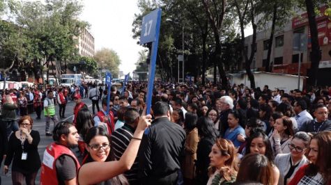 Llevan a cabo macrosimulacro en la CDMX