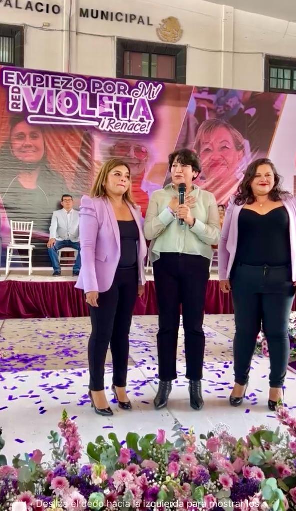 Poder a las mujeres ha dado la 4T: Delfina Gómez