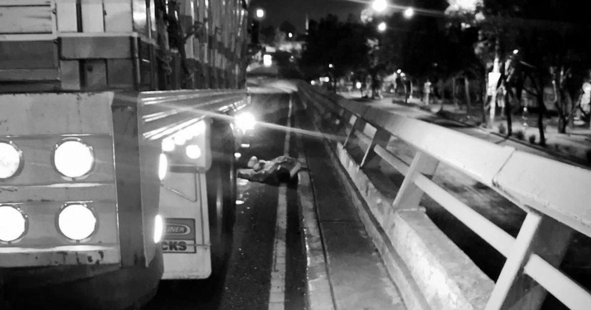 Camión de carga atropella y mata a un hombre en la colonia Tacubaya