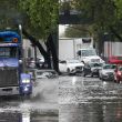 Ciudad inundada por las lluvias
