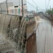 Las vías del metro se encuentran parcialmente sumergidas