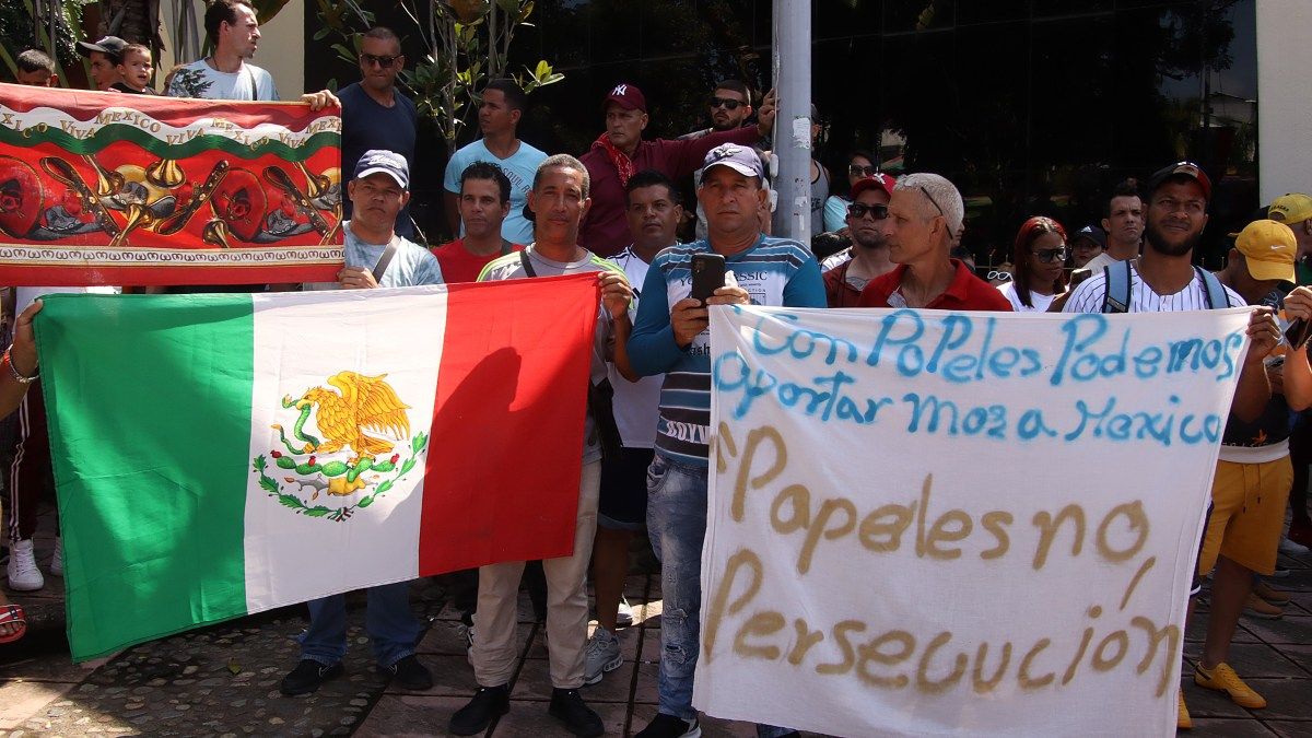 Alistan nueva caravana a CDMX migrantes en Chiapas en busca de regularización