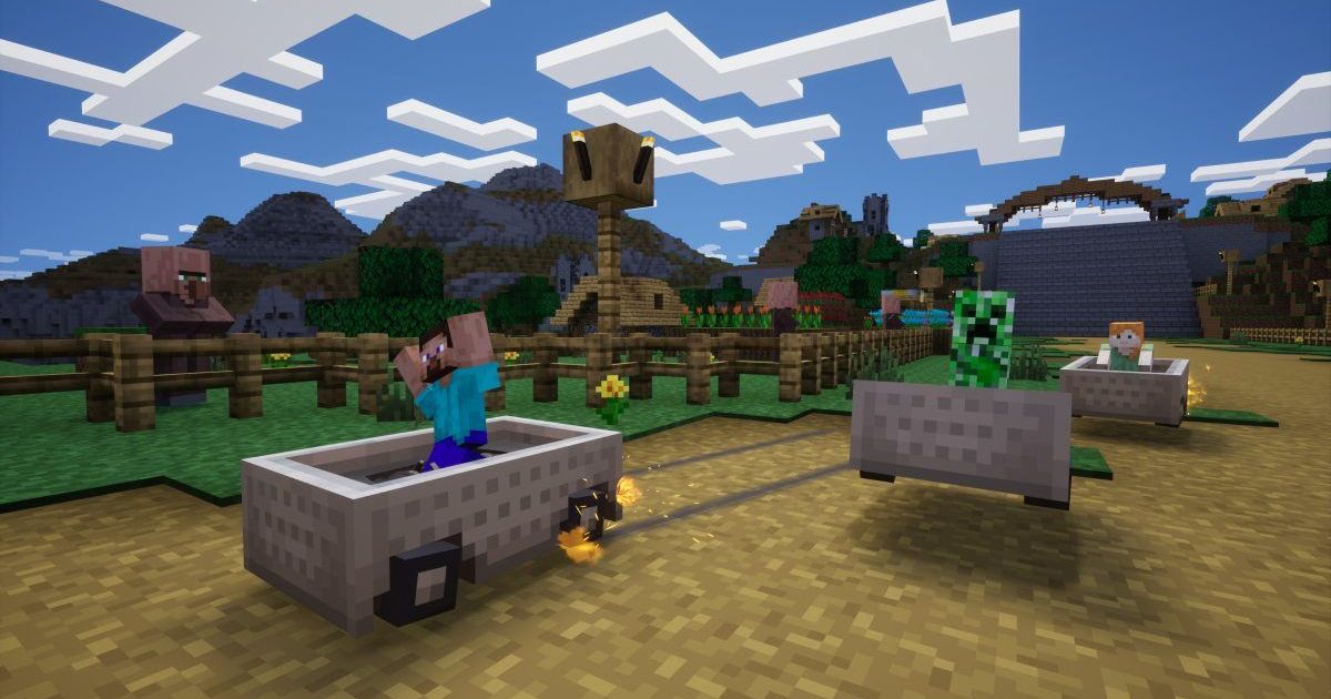 ¡YA DISPONIBLE! El DLC de Minecraft en Sonic Racing CrossWorlds: Steve ...
