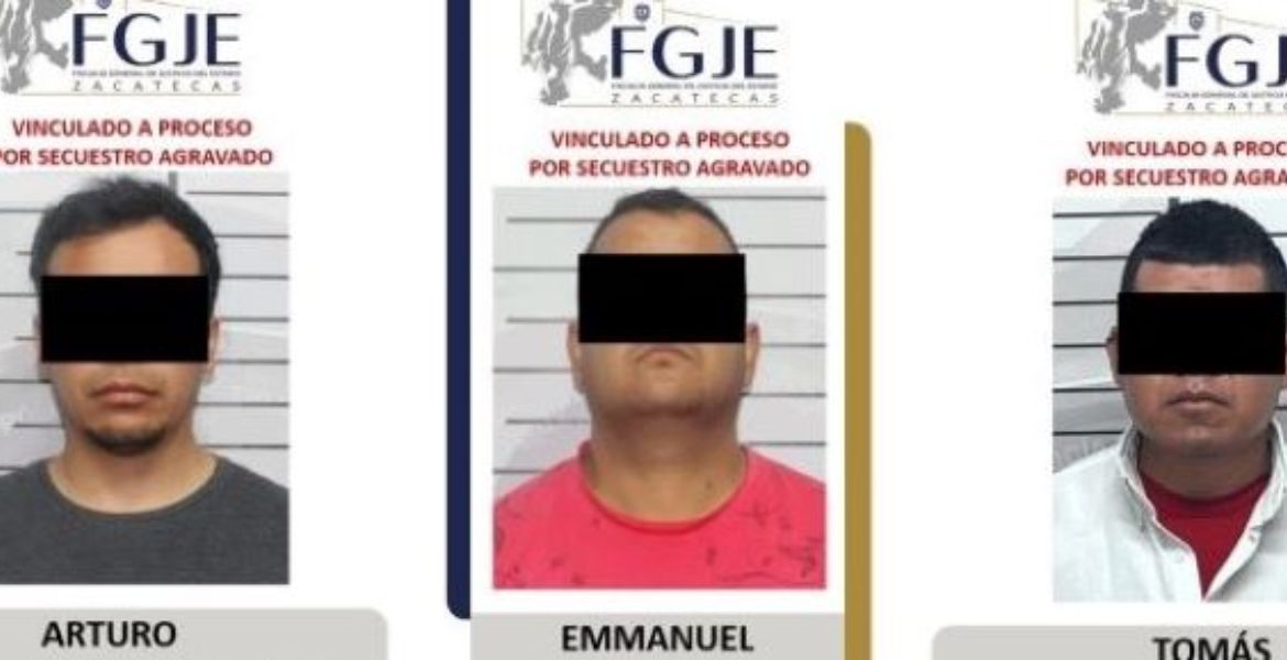 Vinculan a proceso a tres policías de Zacatecas por el delito de secuestro