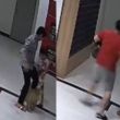 Empuja a un perro y el dueño lo noquea