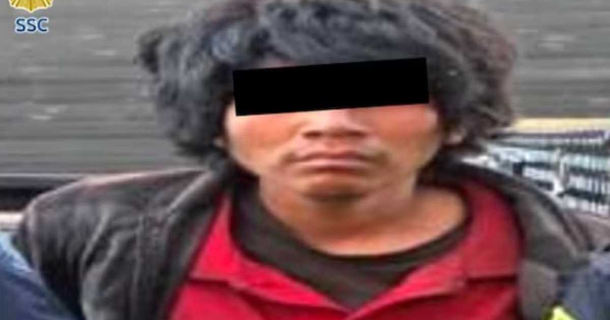 Detienen en Iztacalco a hombre en situación de calle por robar arma a ...