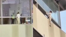 El rescate evitó un posible hecho lamentable en una de las estaciones más transitadas de la Línea 12.