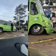 Más temprano, bomberos capitalinos atendieron una fuga de agua potable en la misma avenida Más temprano, bomberos capitalinos atendieron una fuga de agua potable en la misma avenida