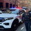 Agentes de la Policía Metropolitana de Washington DC vigilan en los alrededores de la Casa Blanca este miércoles, en Washington