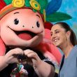 Claudia Sheinbaum Pardo y la mascota del Mundial