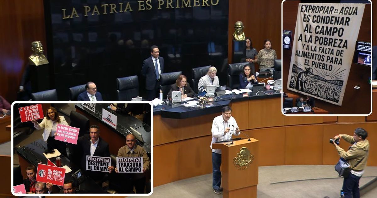 Senado aprueba en lo general y en lo particular la Ley de Aguas
