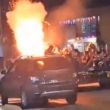 Explosión de pirotecnia en camioneta 