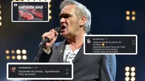 Recetas con carne invaden redes de Morrissey tras cancelaciones