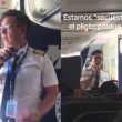 Tras el incidente, en redes sociales comenzaron a circular videos grabados por pasajeros, en los que se observa al piloto manifestando inconformidad por un presunto despido y por adeudos laborales
