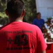 camiseta de uno de los compañeros de los 43 estudiantes desaparecidos de Ayotzinapa 