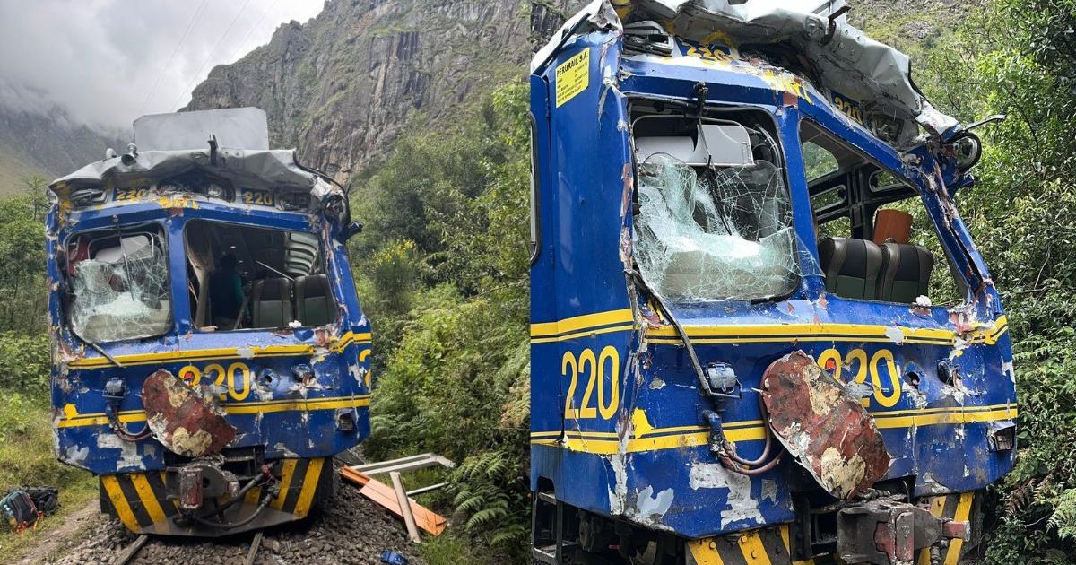 Choque de trenes rumbo a Machu Picchu deja un muerto y al menos 30 heridos