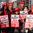 Huelga de enfermeras en Nueva York
