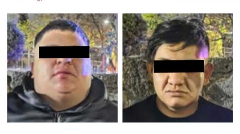 Detienen en AO a dos hombres por extorsión y recuperan 21 mil pesos