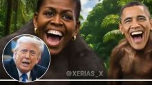 Barack y Michelle Obama y, Donald Trump 