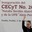 Cecyt 20 IPN Puebla inaugura Sheinbaum