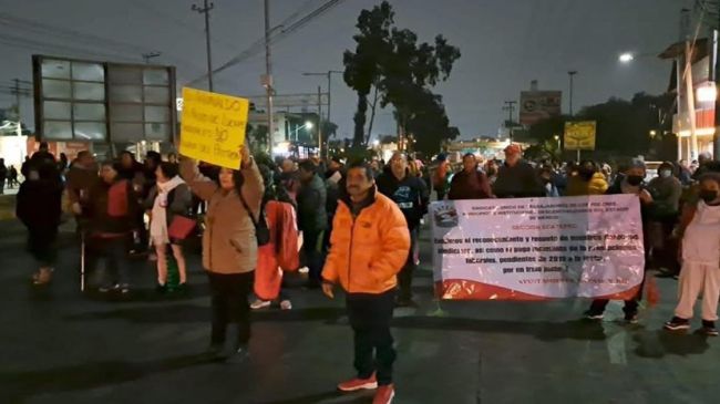 Ecatepec colapsa: trabajadores cierran calles Redacción