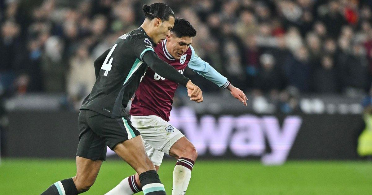 Liverpool golea sin piedad al West Ham de Edson Álvarez