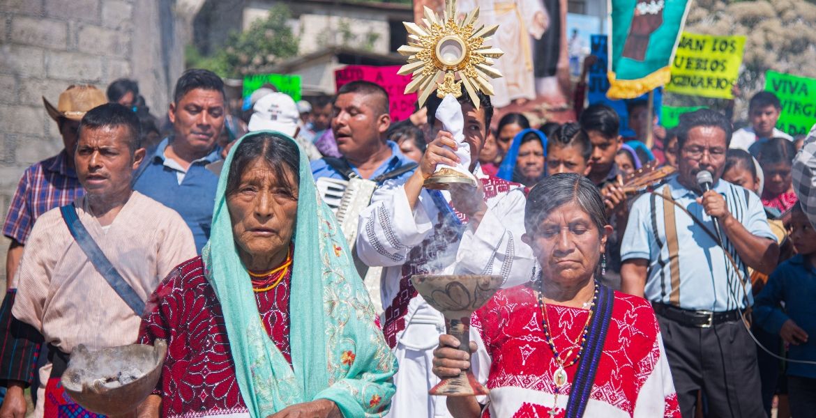 Indígenas marchan por la paz en Chiapas tras ola de violencia