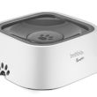 Gadgets inteligentes para mascotas en el hogar: plato de agua automático, dispensador de alimento y cámara interactiva.