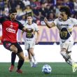 Durante el partido, Pumas mantuvo mayor posesión del balón, aunque Xolos generó peligro mediante contraataques, en un duelo caracterizado por la disputa física en el mediocampo. Durante el partido, Pumas mantuvo mayor posesión del balón, aunque Xolos generó peligro mediante contraataques, en un duelo caracterizado por la disputa física en el mediocampo.