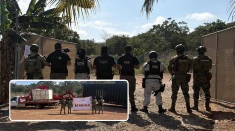 Semar asegura inmueble para almacenar huachicol en Compostela, Nayarit