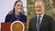 Presidenta Claudia Sheinbaum y rey Felipe VI de España 