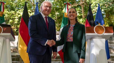 Sheinbaum y Steinmeier 