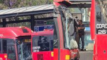Un choque entre unidades del Metrobús en la estación San Juan de Aragón dejó 14 lesionados y provocó la suspensión temporal del servicio en la Línea 5 en la alcaldía Gustavo A. Madero.