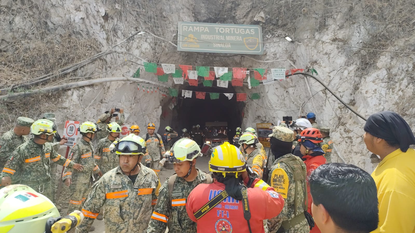 Minero en mina Santa Fe 1