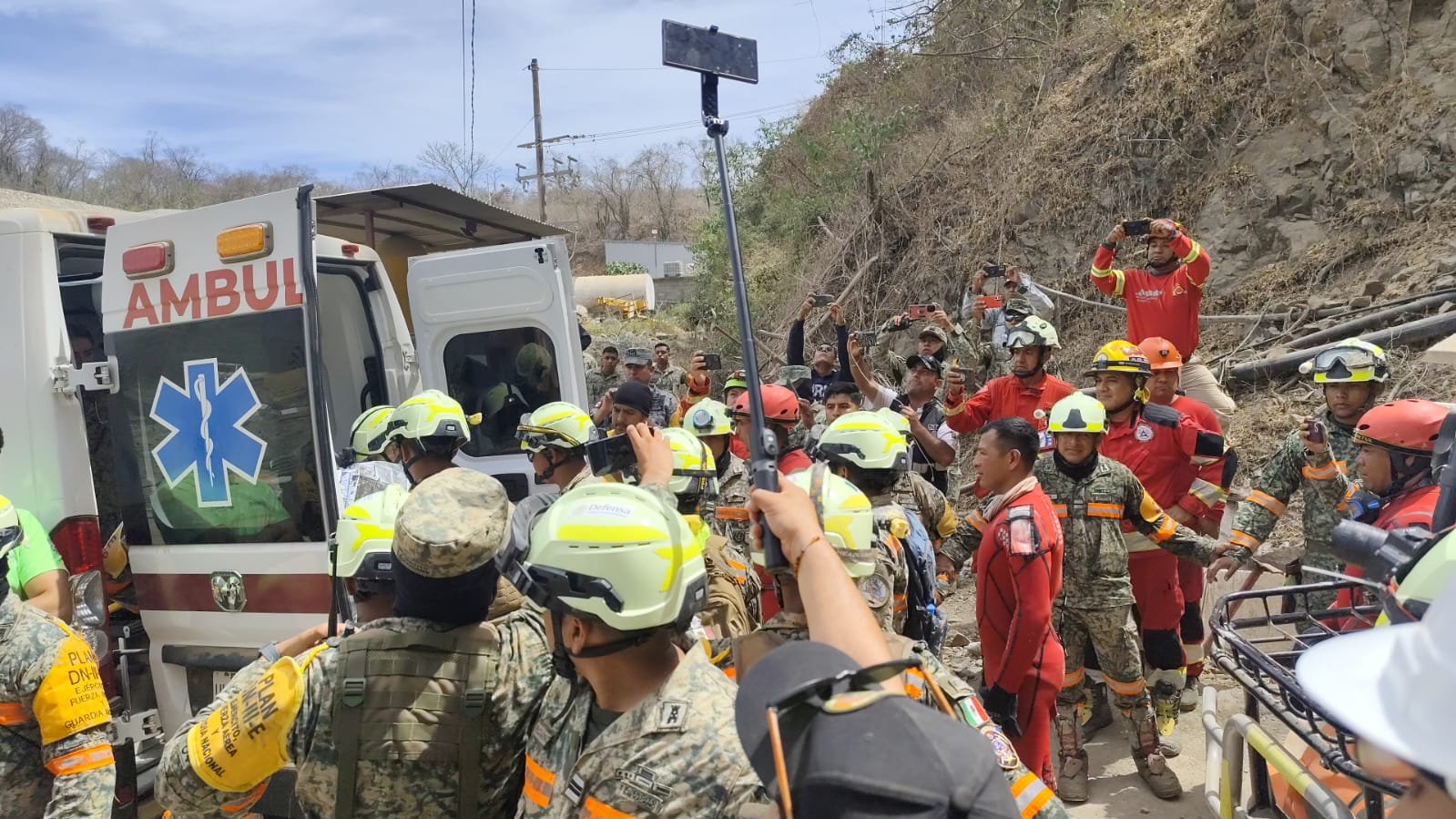 Minero en mina Santa Fe 2